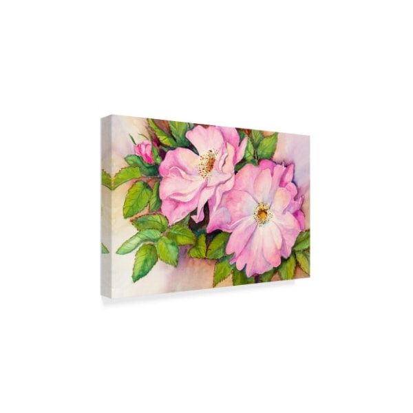 Joanne Porter 'Wild Roses' Canvas Art,30x47